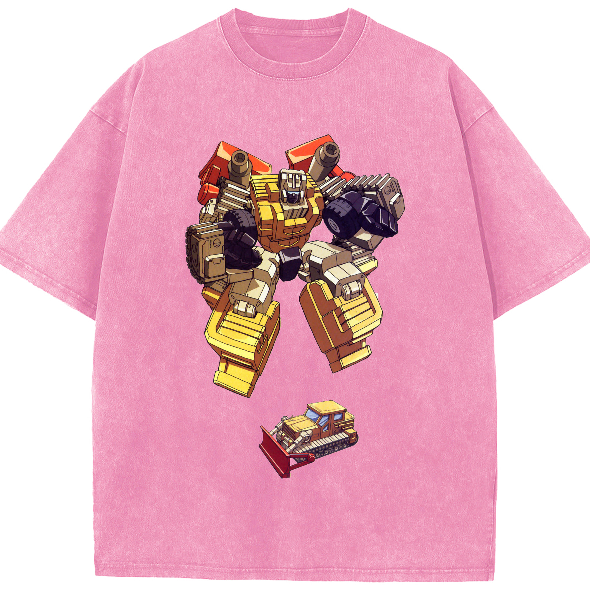 （画像用）  綿100% ヴィンテージ風 半袖Tシャツ（フロントプリント）